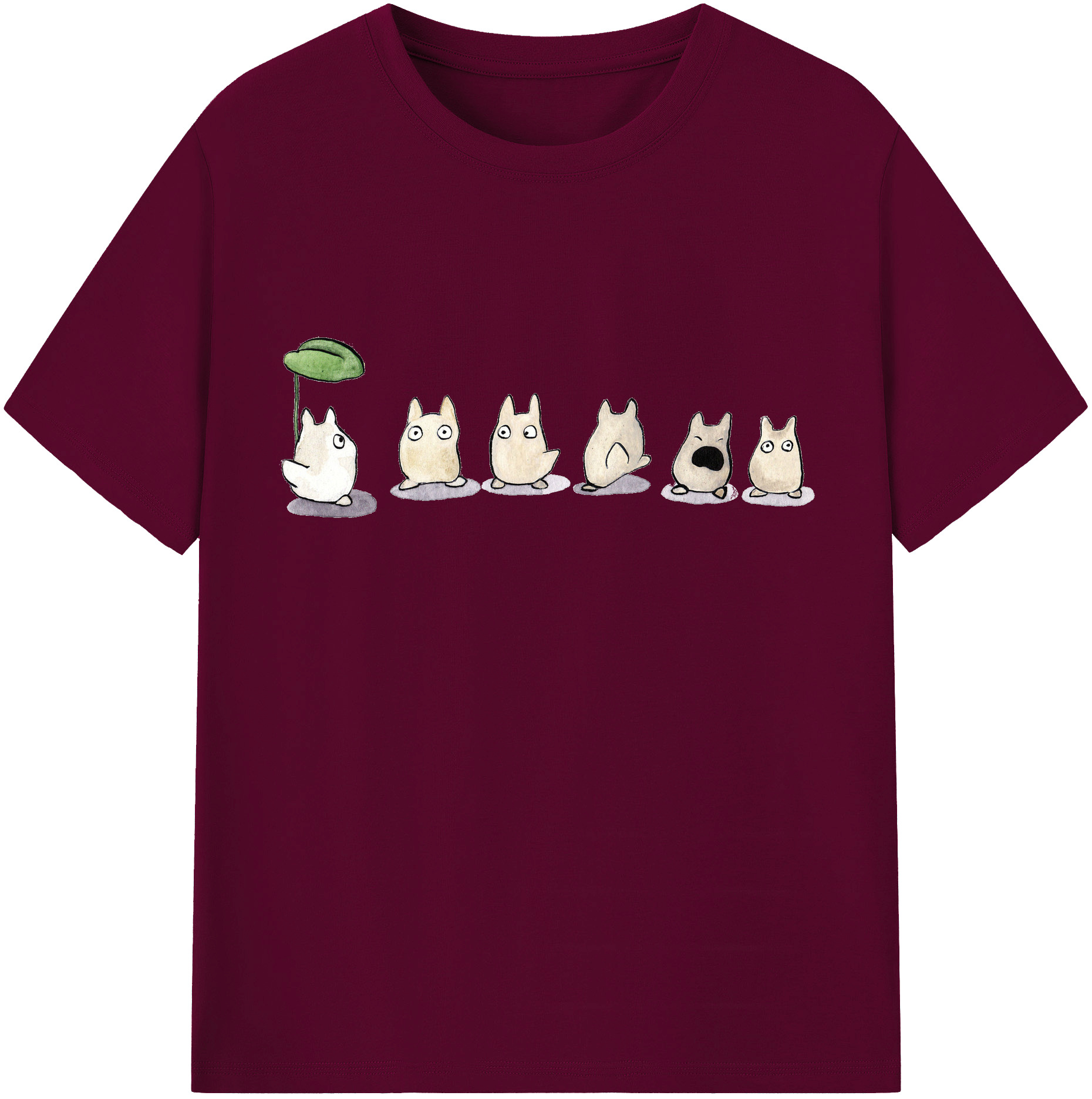 （画像用） となりのトトロ 草壁メイ 草壁サツキ My Neighbor Totoro Satsuki Kusakabe Mei Kusakabe レディースカジュアルプリントTシャツ（綿100％）
